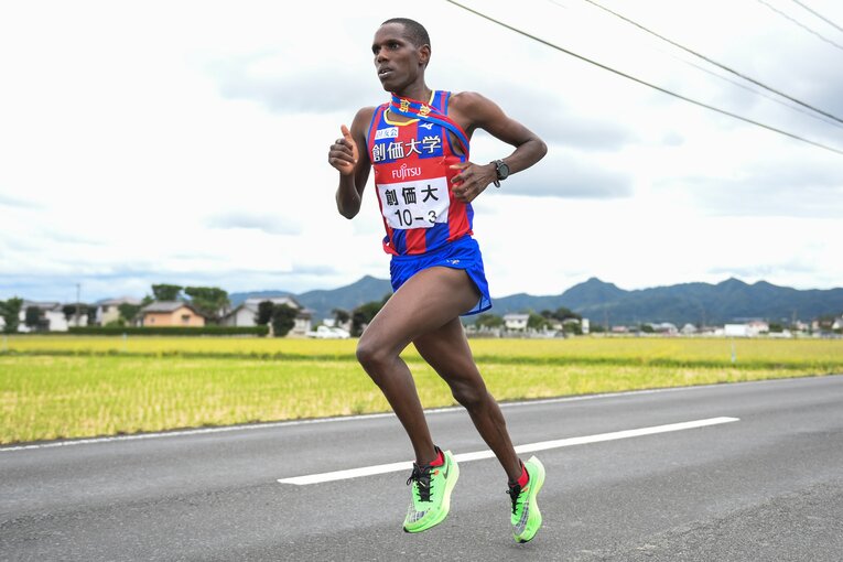 出雲駅伝では3区を走り、区間2位で順位を3つ上げ、2位へ浮上。準優勝に貢献していた　©Nanae Suzuki