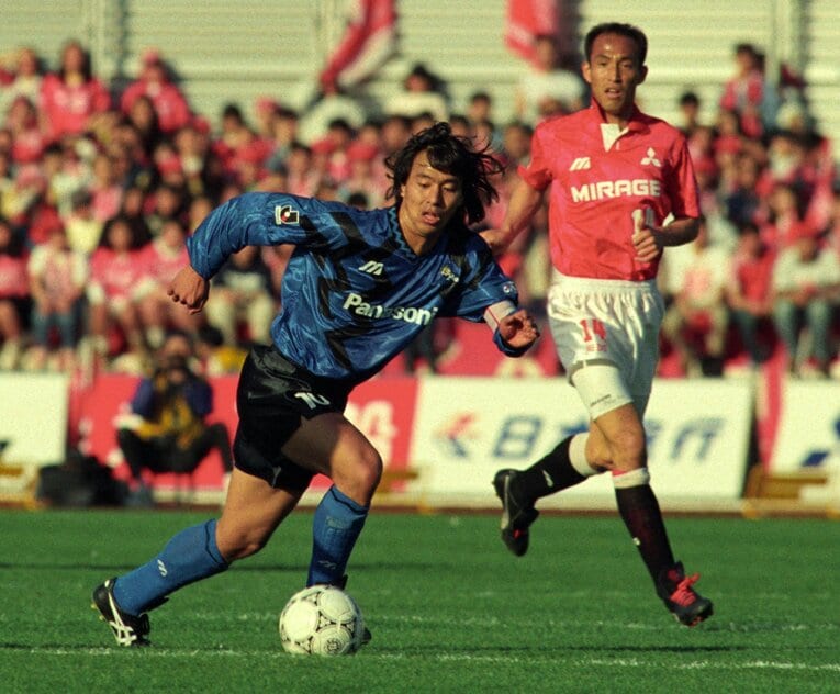 ガンバ時代の礒貝　©Etsuo Hara/Getty Images