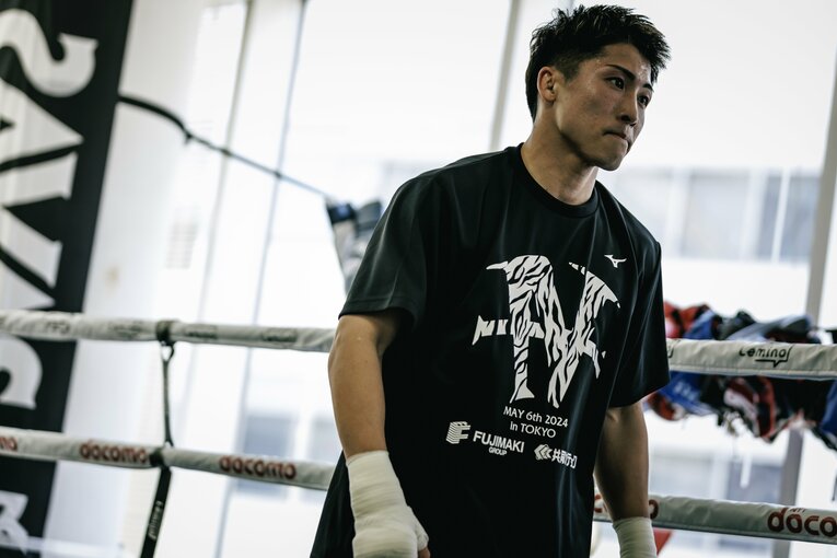 井上尚弥の公開練習　©Kiichi Matsumoto