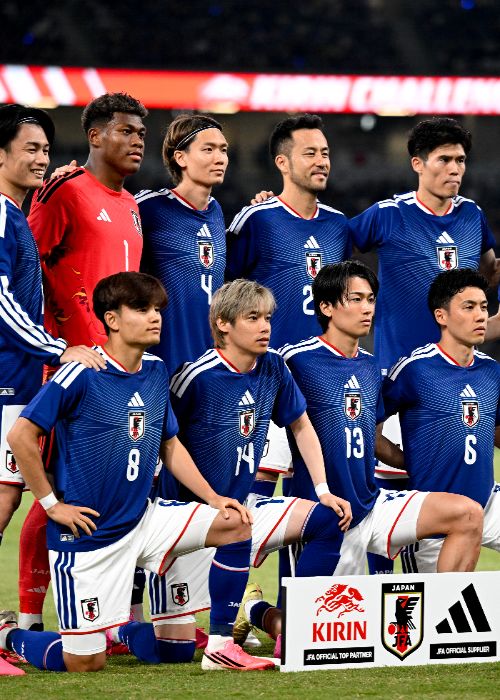 5月31日に行われたアイスランドとのW杯壮行試合の日本代表スターティングメンバ―
