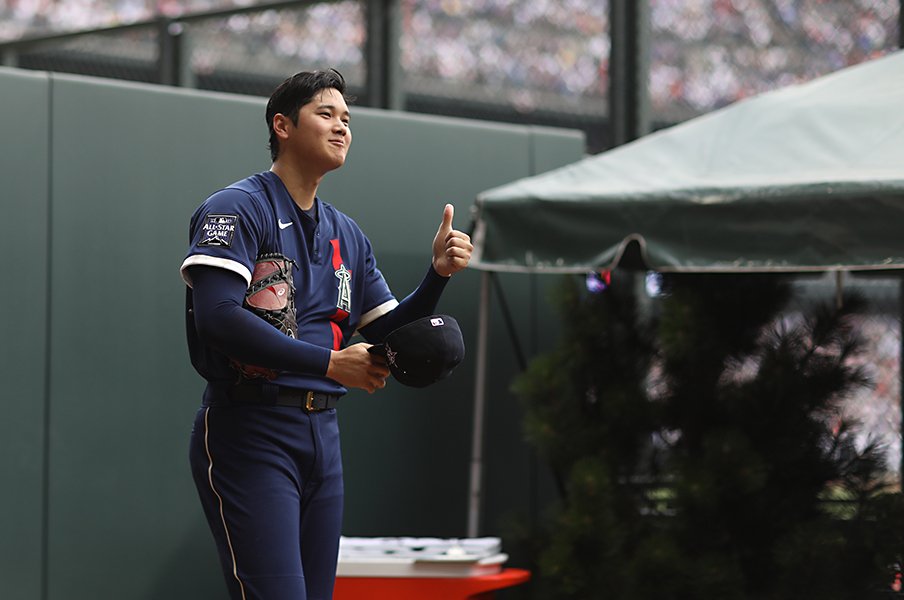 2022年MLBオールスターユニフォーム大谷選手モデル - ウェア