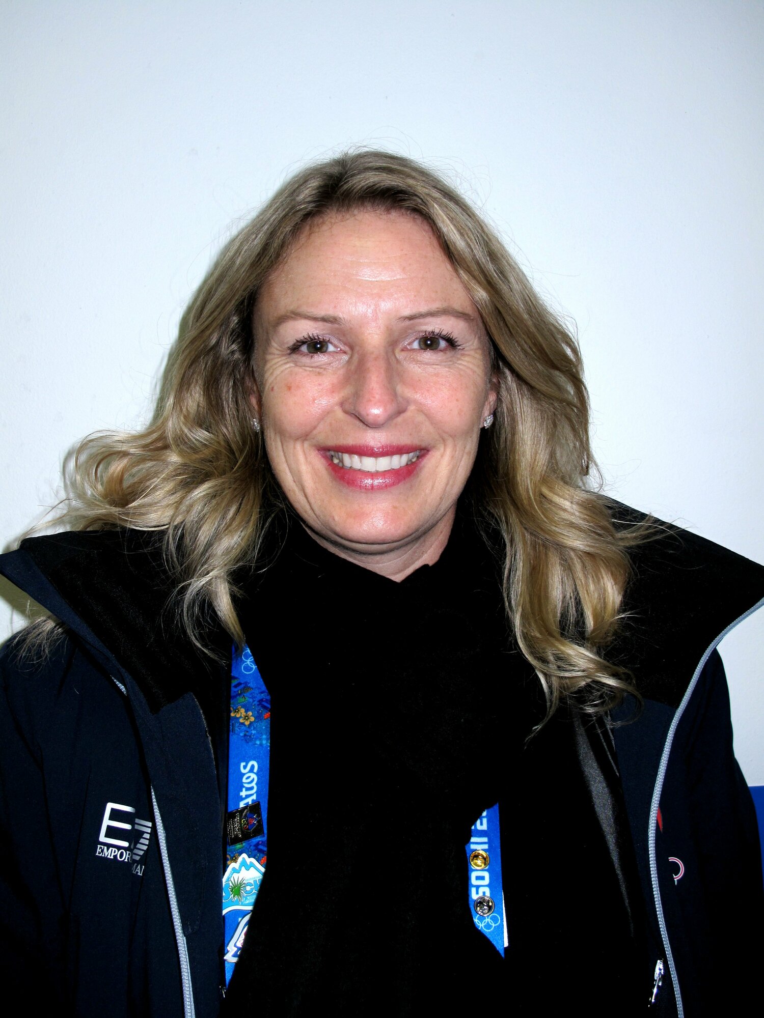 鍵山の振付も担当するローリー・ニコル氏（2014年ソチ五輪にて撮影）　©Akiko Tamura