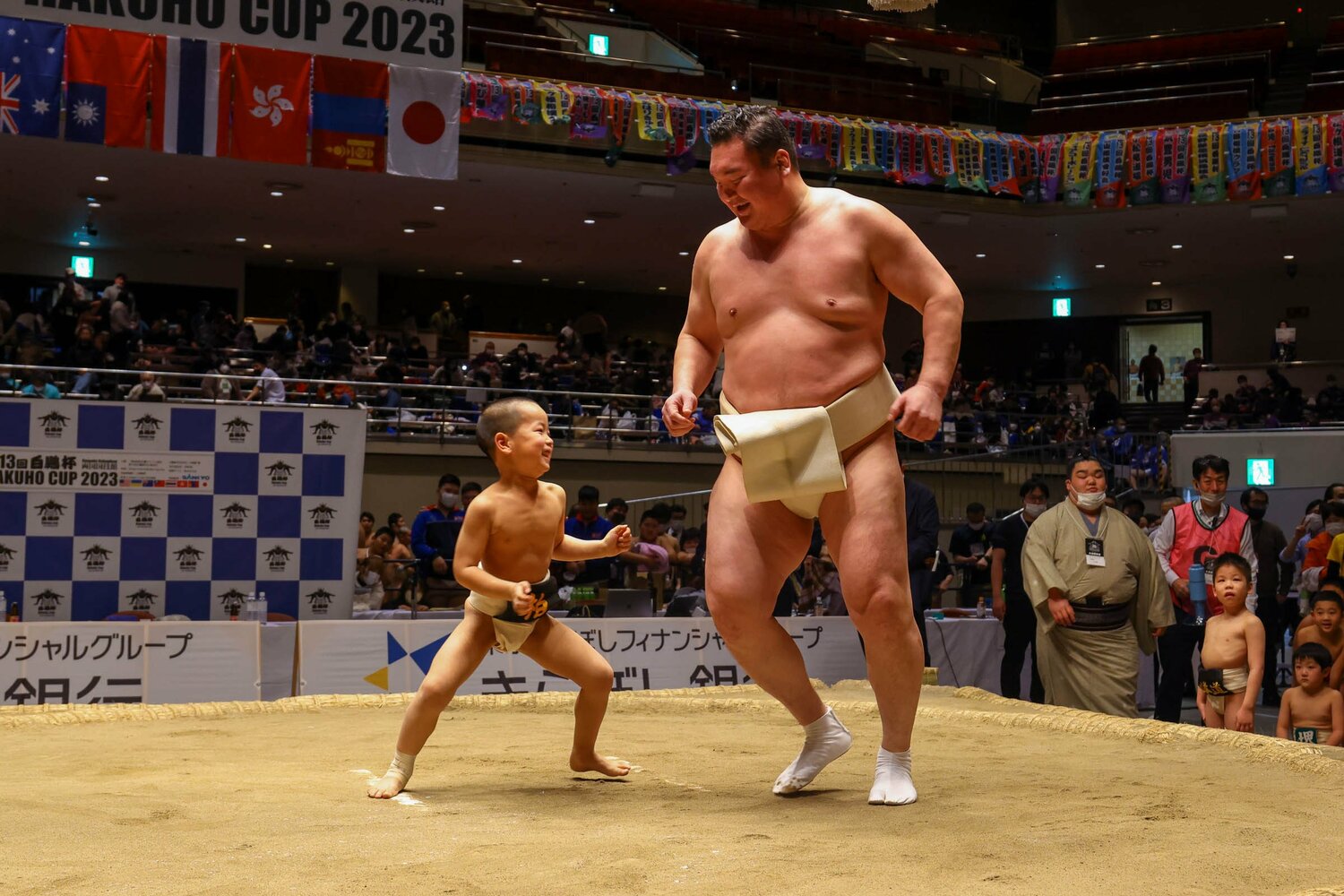 2023年2月に両国国技館で開催された第13回白鵬杯　©白鵬ダヤン相撲＆スポーツ