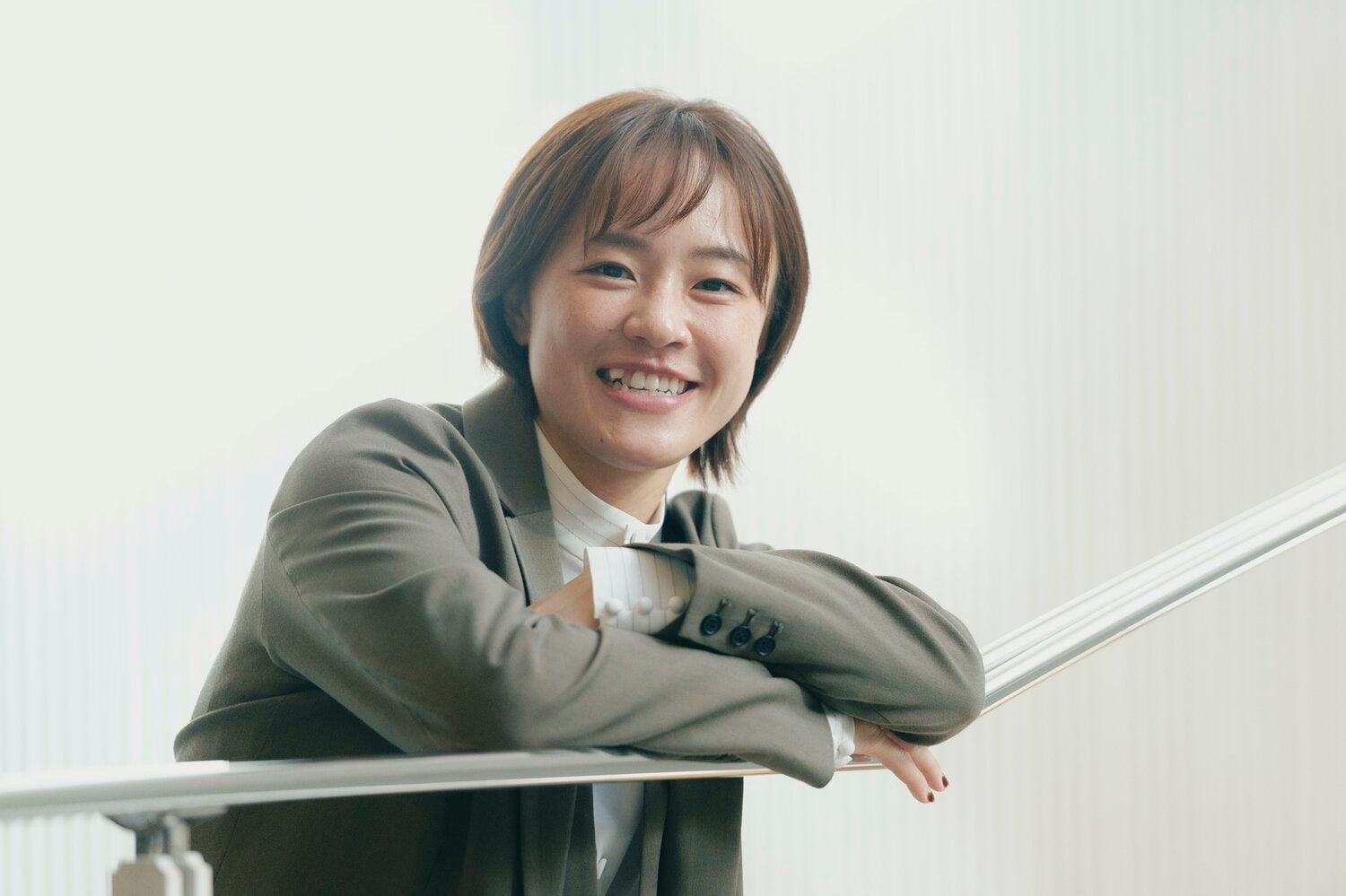 女性アスリートへの思いを語った登坂さん　©︎Wataru Sato