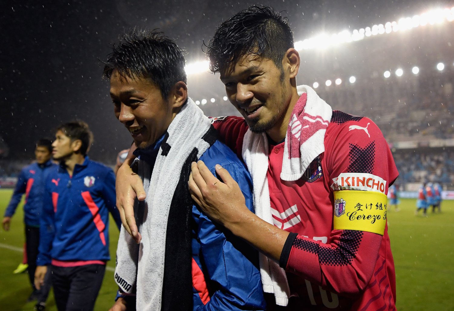 2017年の清武と山口　©Getty Images