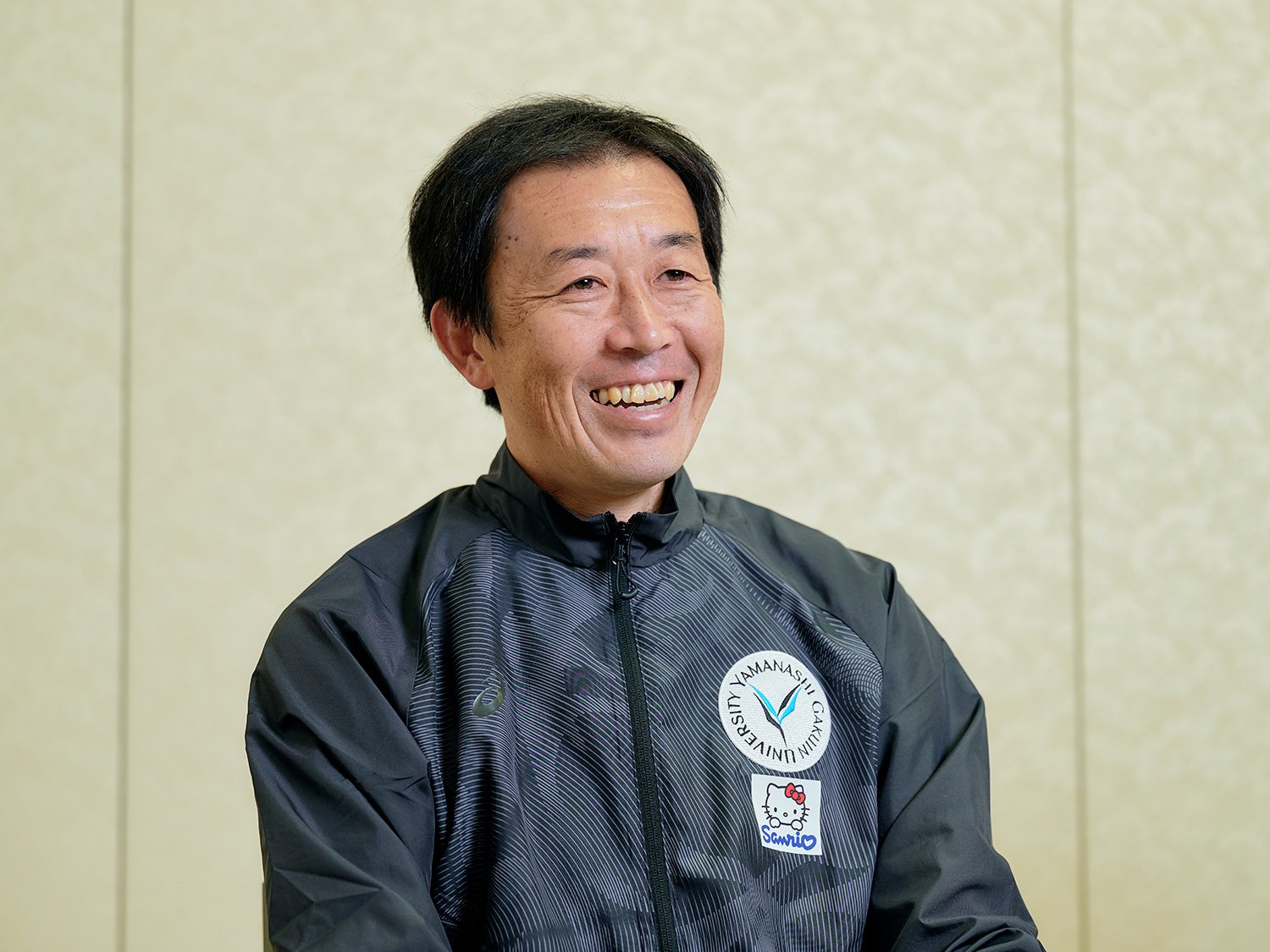 山梨学院大学の大﨑悟史監督、念願のシード権獲得を目指す ©Yuki Suenaga