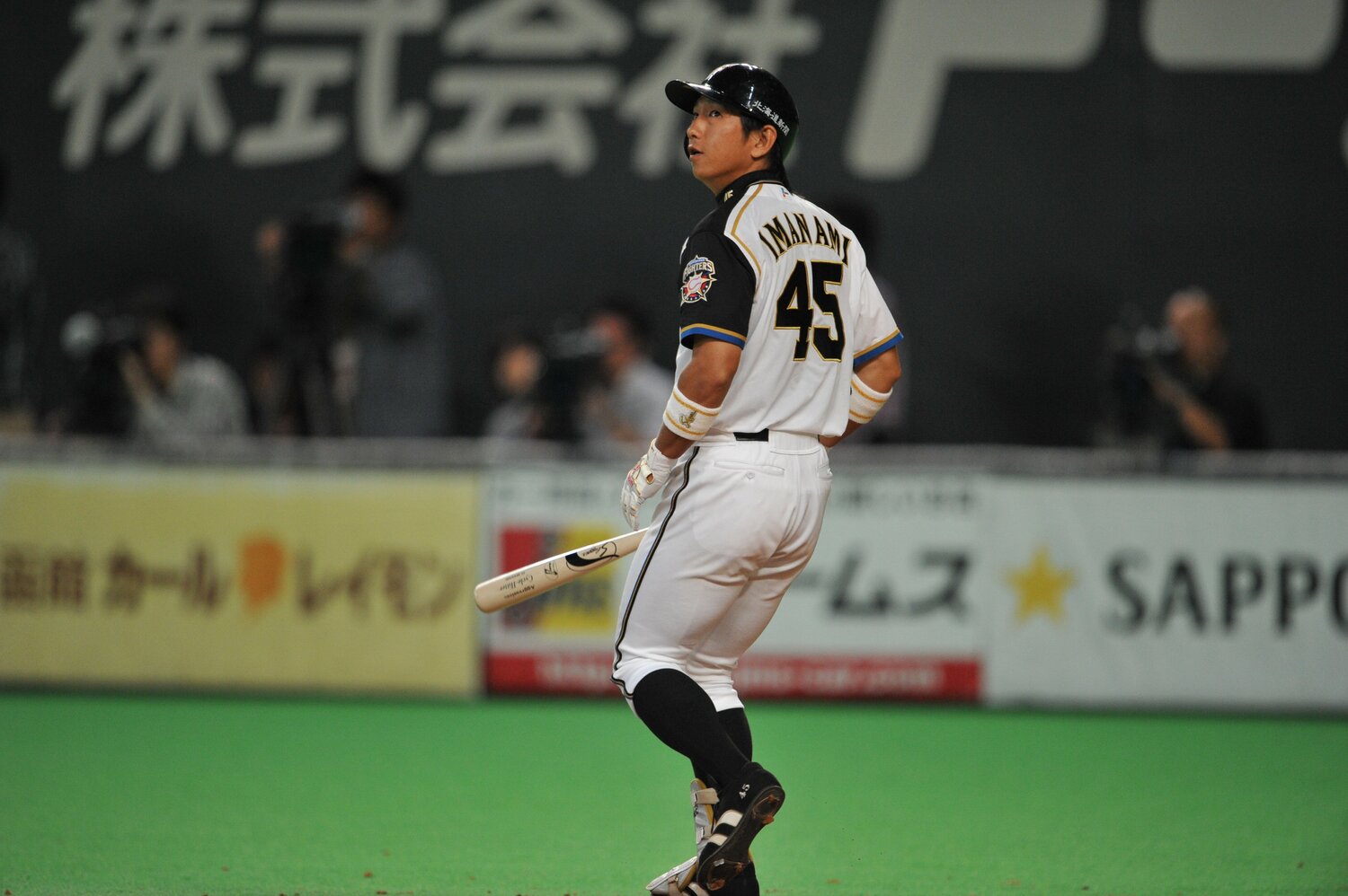 日本ハム時代の今浪隆博（2010年） ©Hideki Sugiyama