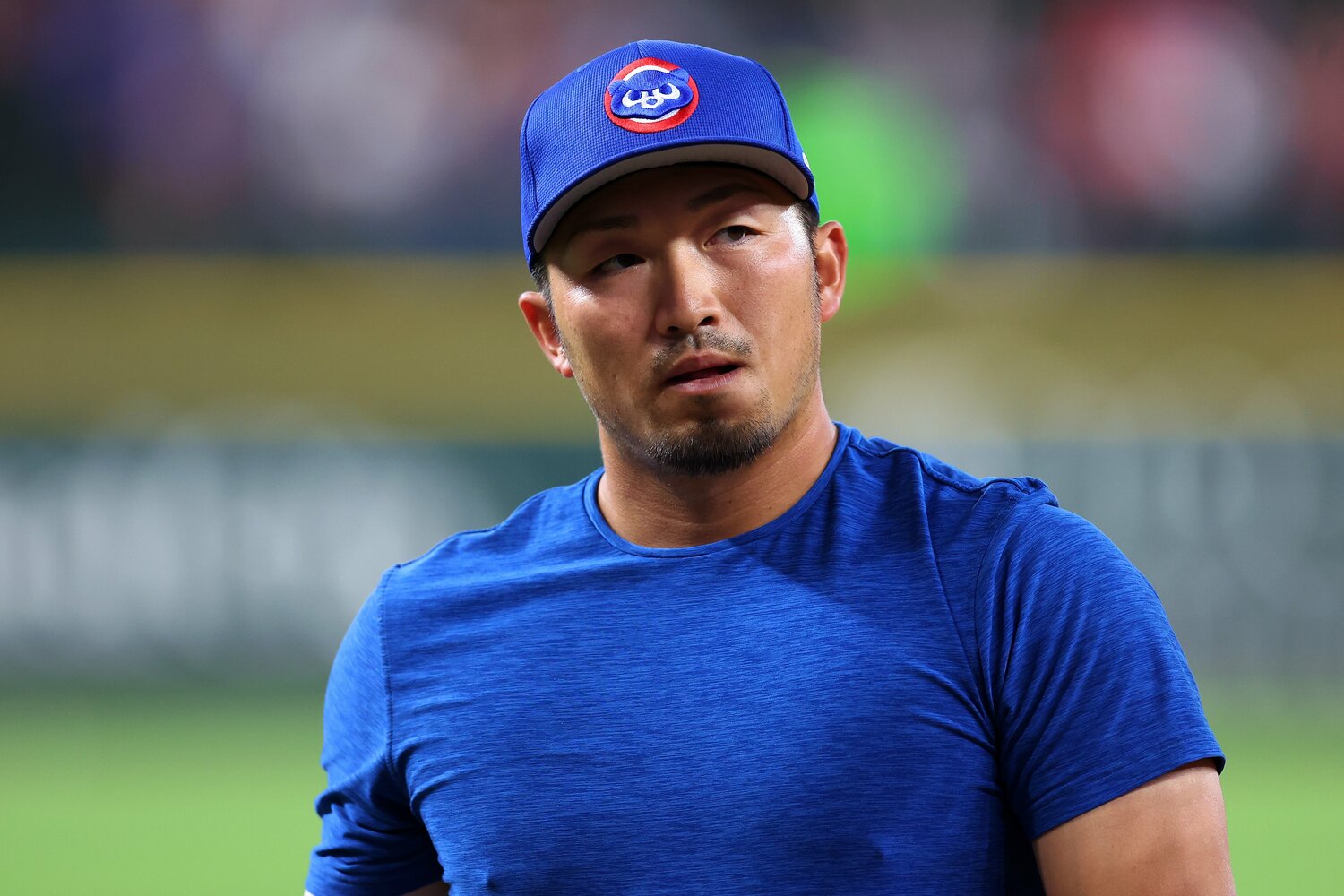 Tシャツ姿になると、鈴木の鍛え上げた肉体がハッキリと分かる　©Getty Images