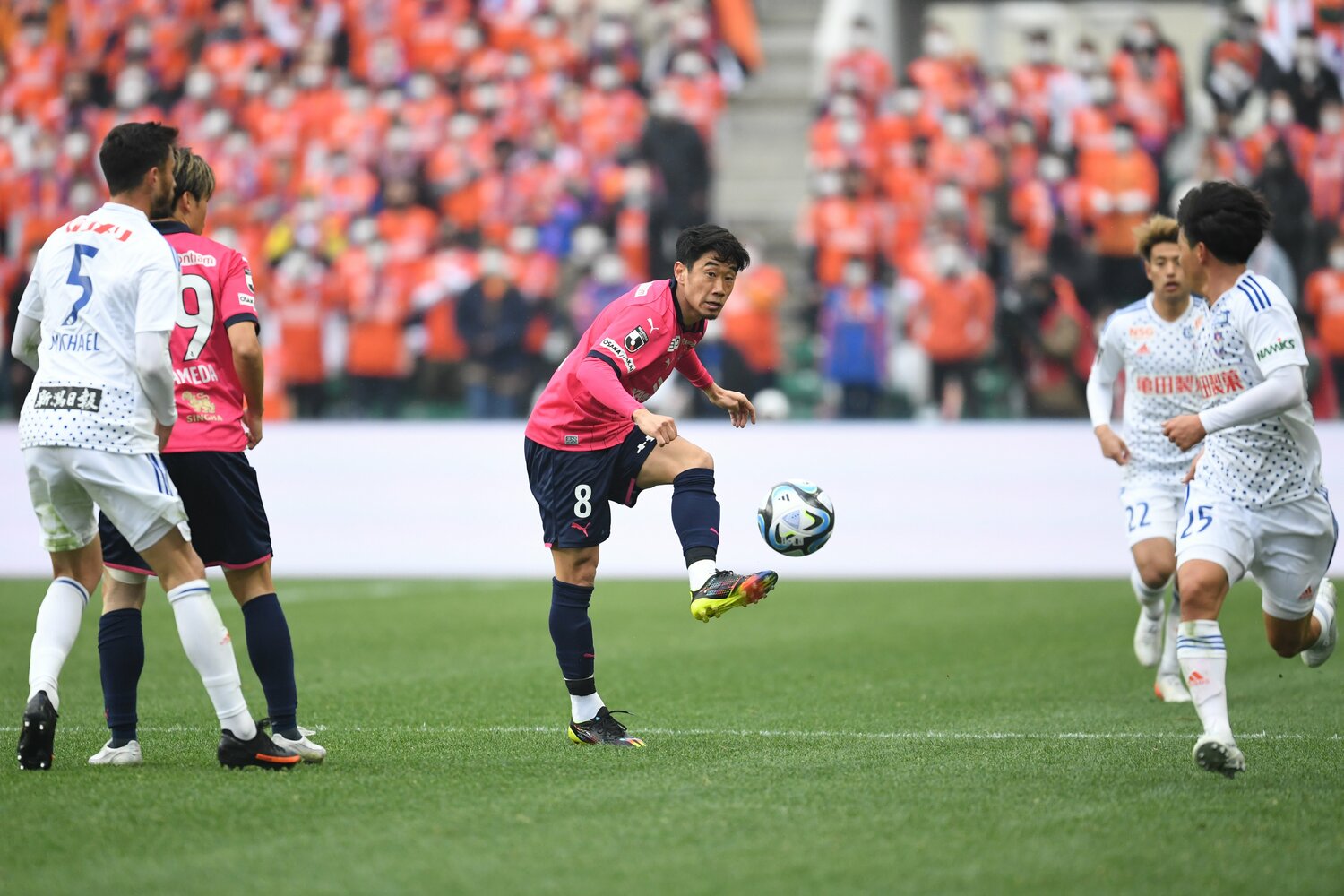 セレッソ大阪の2点目の起点となった香川真司のスルーパス