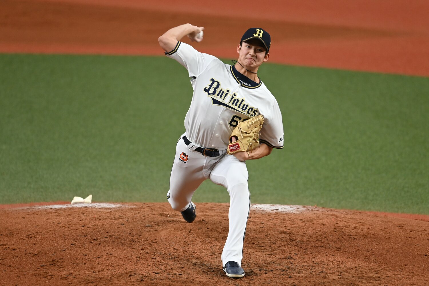 セットアッパーとして日本一に貢献した山崎颯一郎 ©︎Naoya Sanuki