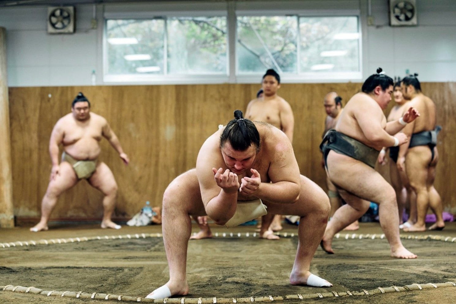 安青錦(あおにしき・あらた)/2004年3月23日生、ウクライナ出身。本名ダニーロ・ヤブグシシン。'22年4月に来日。安治川部屋に入門し、'23年9月場所で初土俵。'25年3月場所で新入幕。同11月場所で初優勝し、所要14場所で大関に昇進。182cm、140kg ©Daiki Watanabe