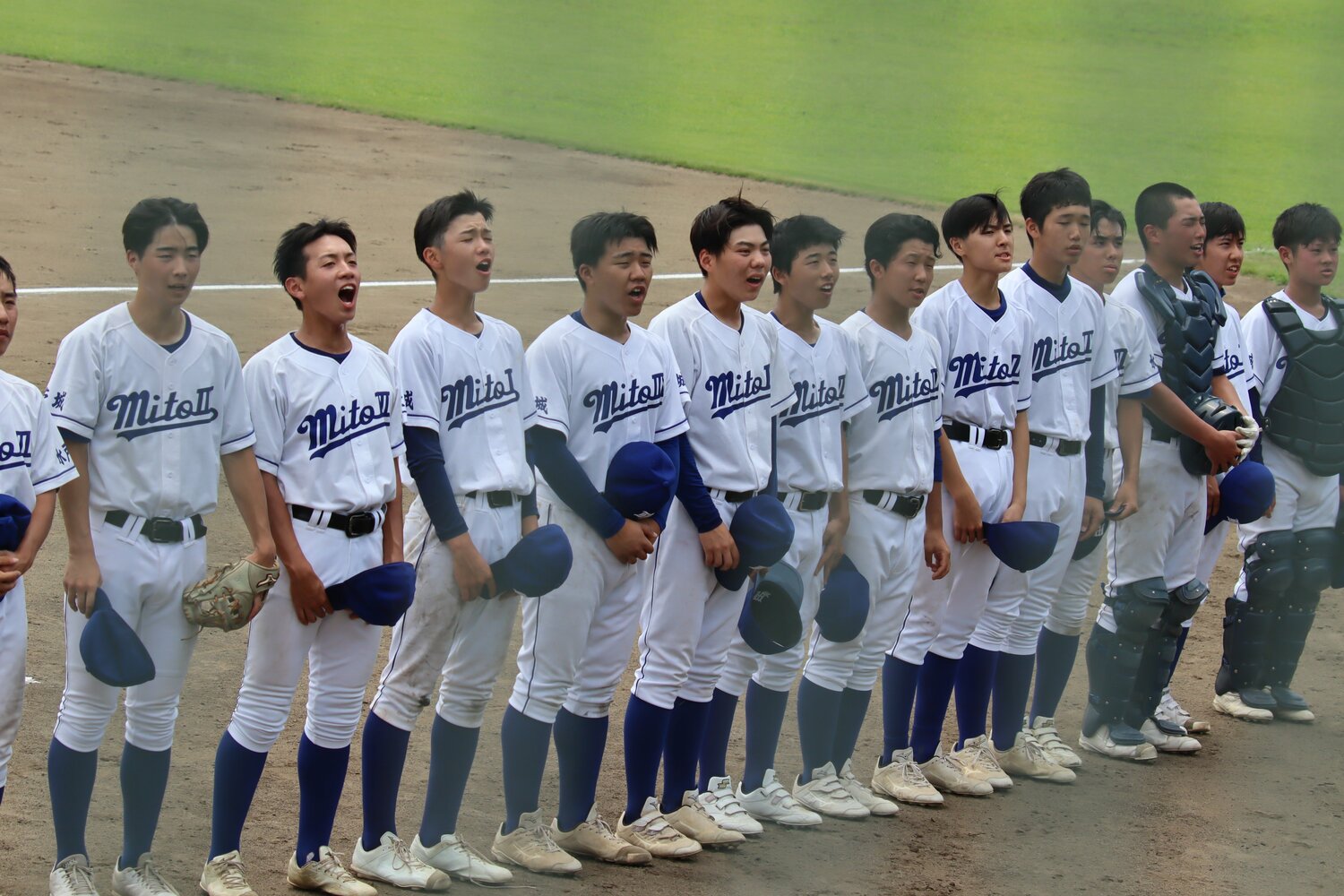 2025年夏、創部わずか2年で茨城大会に単独出場 ©Yuki Kashimoto