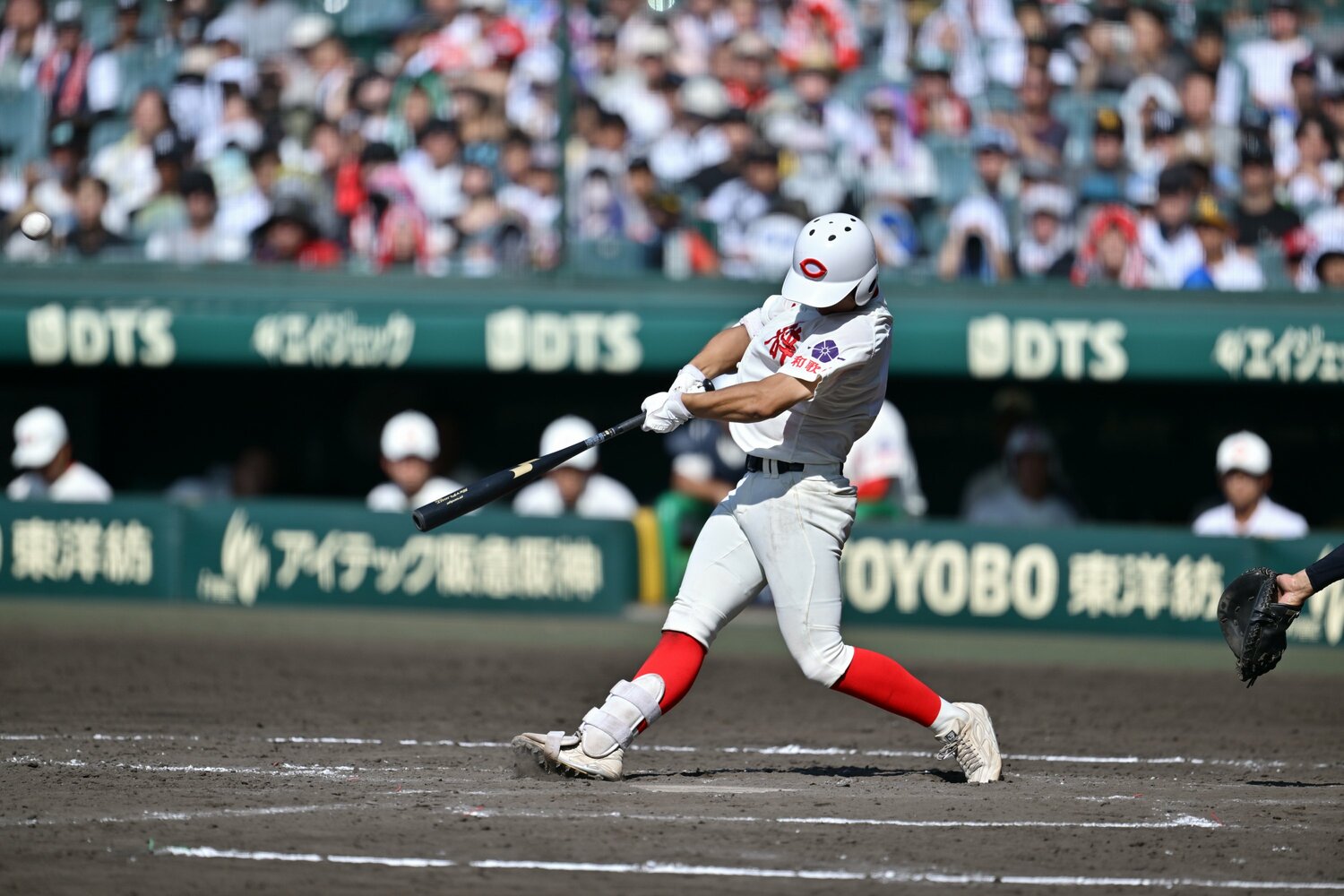 楠本の3ラン本塁打 ©Hideki Sugiyama