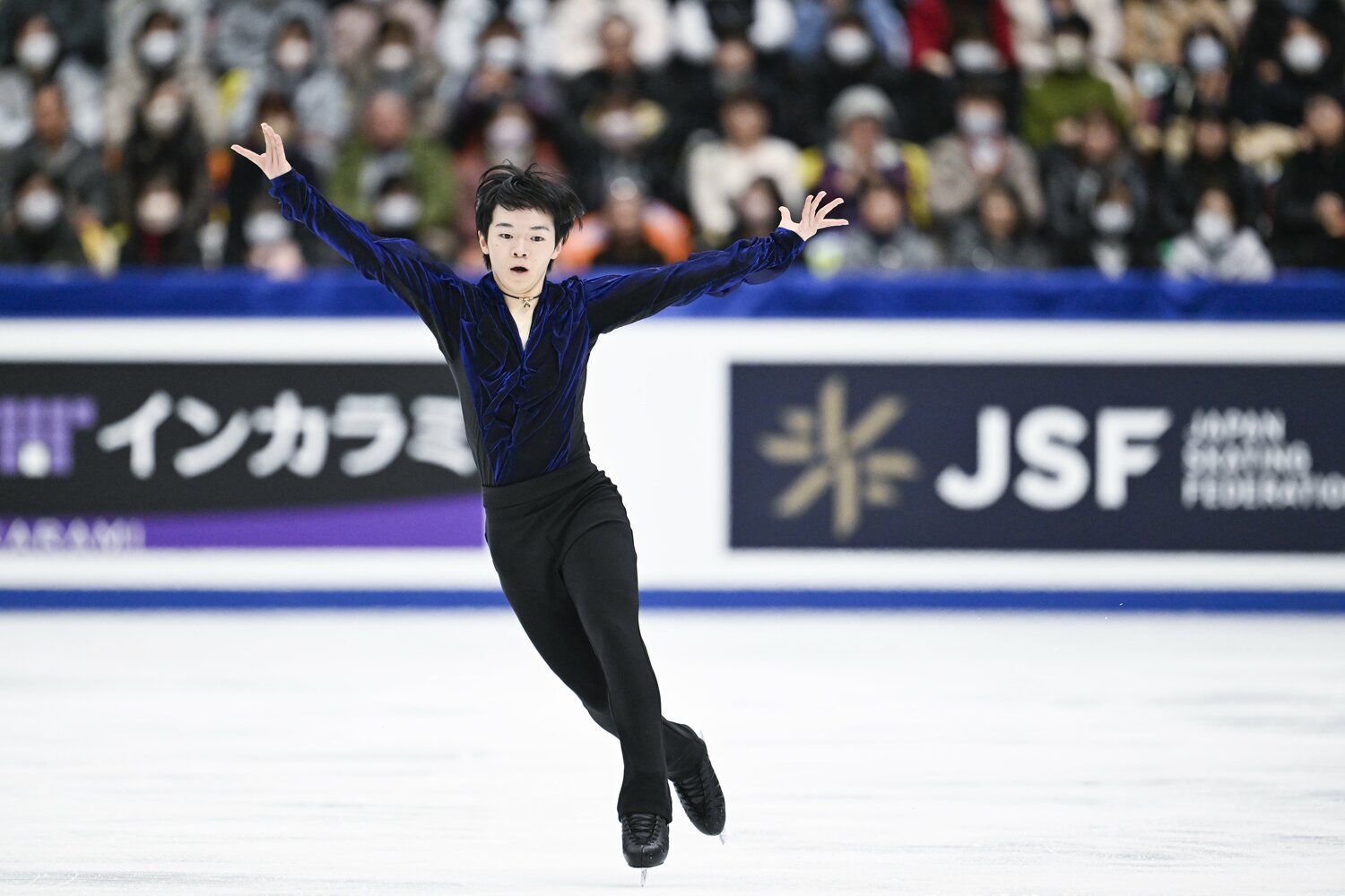 全日本選手権フリーの演技　©︎Asami Enomoto