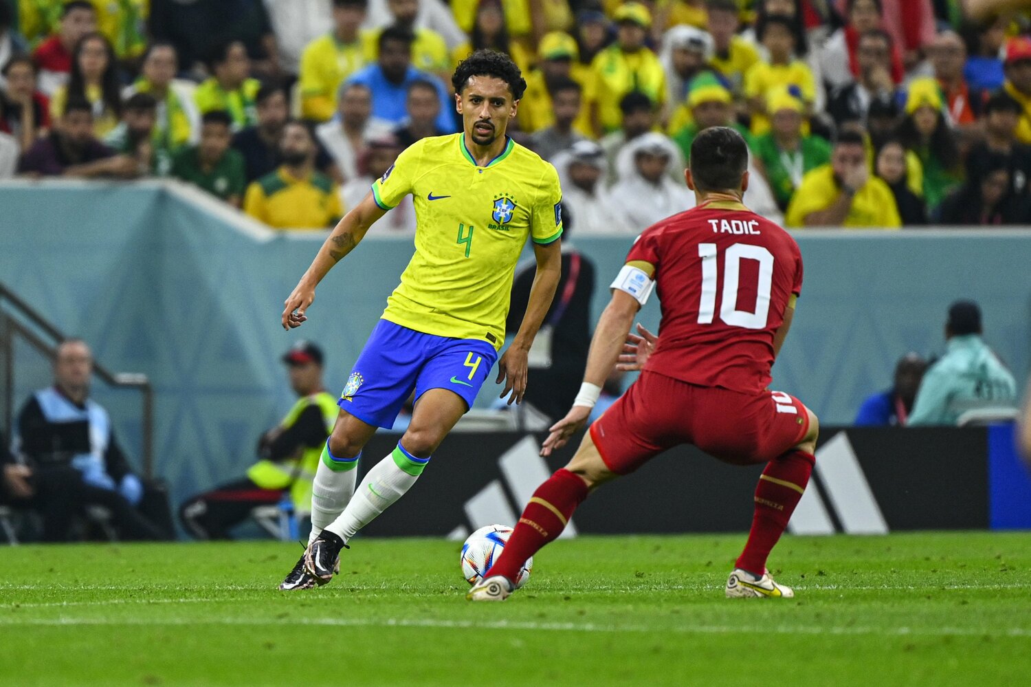 守備が安定したときのブラジルは圧倒的な強さを見せてきた歴史がある ©Takuya Sugiyama/JMPA