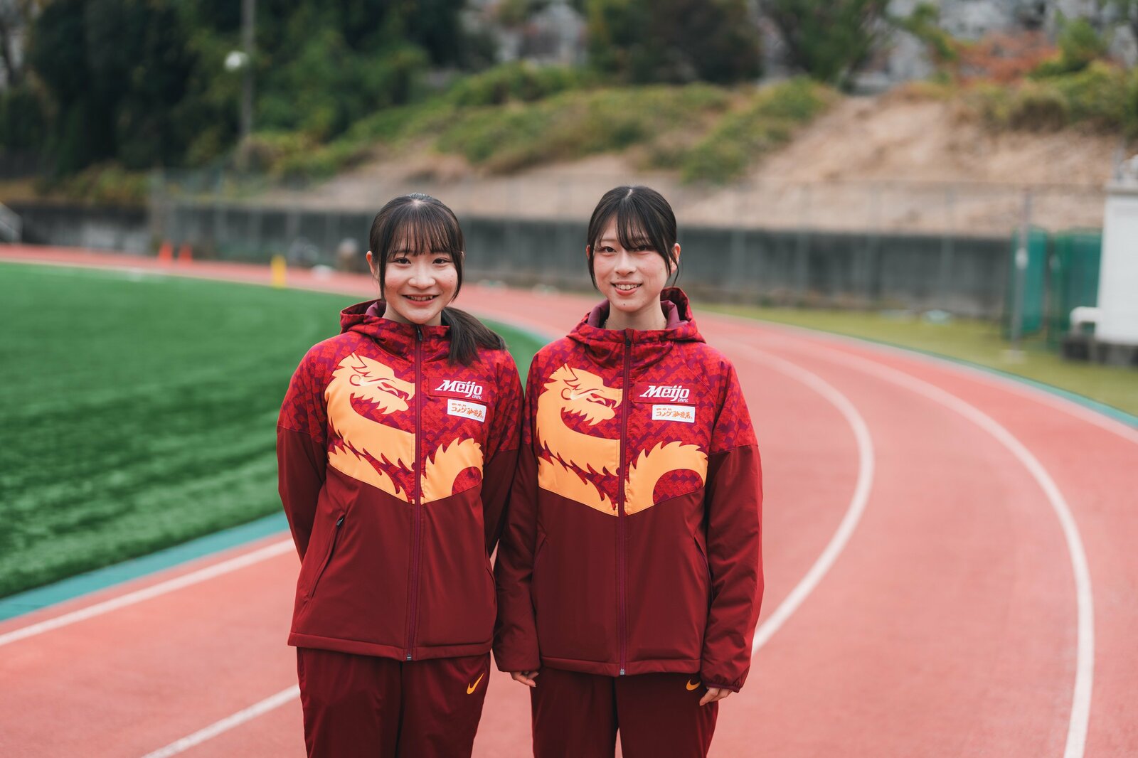 米澤(左)と大河原 photograph by NIKE