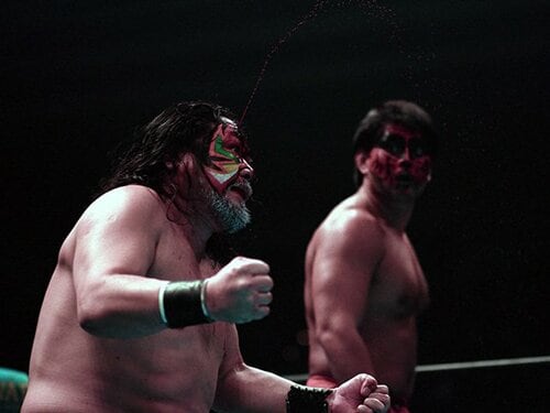 値下げ中！希少️美品グレートカブキ引退記念プロレスTシャツ　Mサイズ 値下げ中！希少⭐️美品グレートカブキ引退記念プロレスTシャツ M