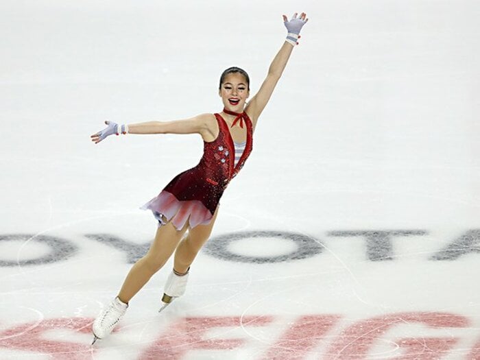 “少女から大人”へ 15歳アリサ・リュウがフィギュア全米選手権で見せた変化…演技も容貌も<Number Web> photograph by Getty Images