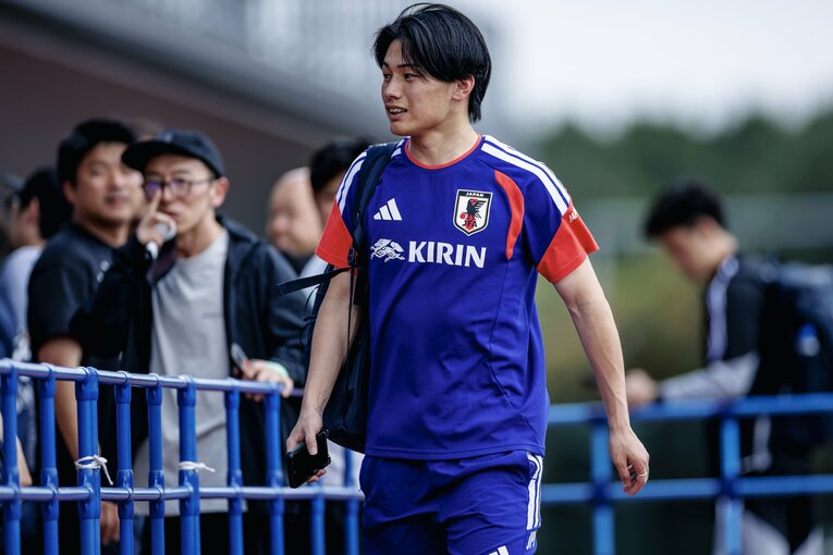 【日本サッカー名選手レア写真集】上田綺世（画像は右に続きます）　©Kiichi Matsumoto