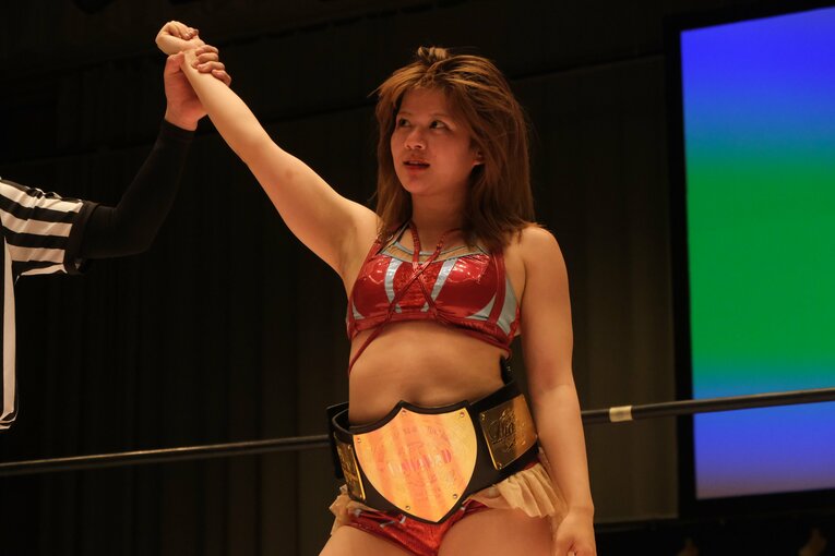 シングル王者の梅咲遥　©Norihiro Hashimoto