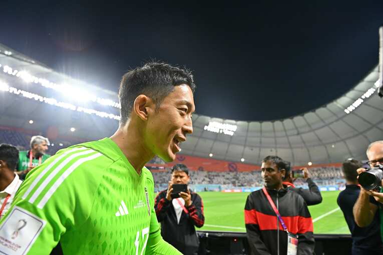 ドイツ戦でFIFAのマン・オブ・ザ・マッチに選ばれた権田　©Kaoru Watanabe