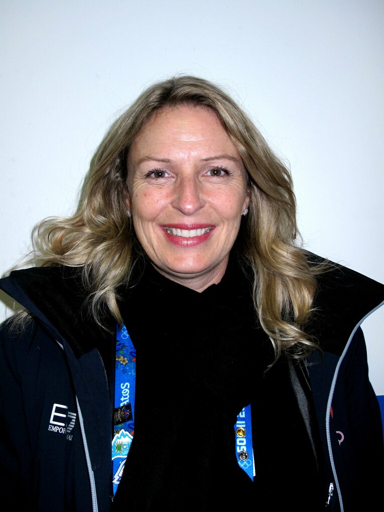 鍵山の振付も担当するローリー・ニコル氏（2014年ソチ五輪にて撮影）　©Akiko Tamura