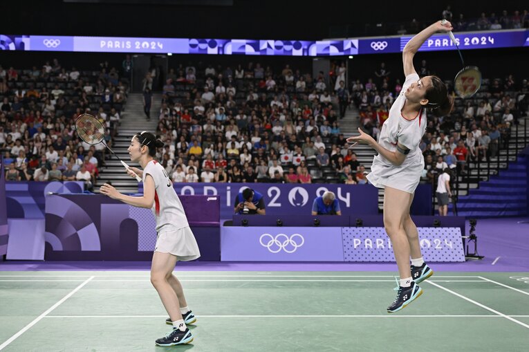 中国ペアとの準決勝　©Asami Enomoto/JMPA