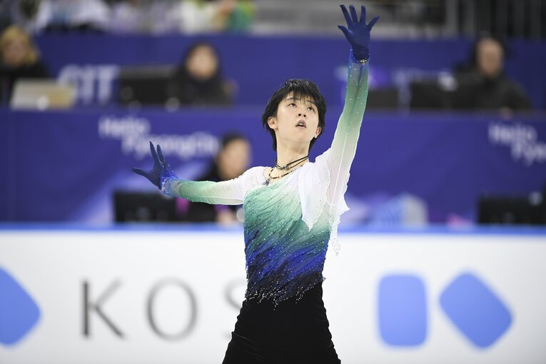 2017年2月、四大陸選手権のフリー　©Asami Enomoto