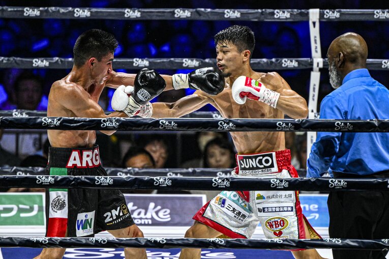 中谷潤人vs.アルヒ・コルテス　©︎Takuya Sugiyama