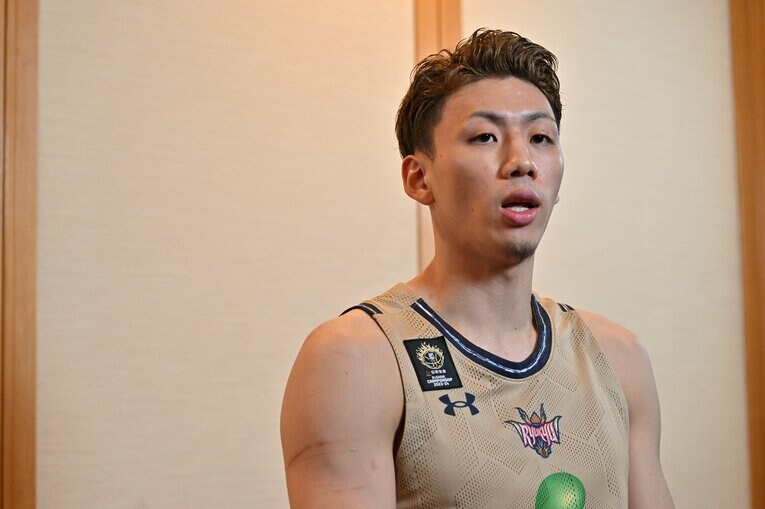 昨季のBリーグ王者である琉球ゴールデンキングスのエース・今村佳太　©Hideki Sugiyama