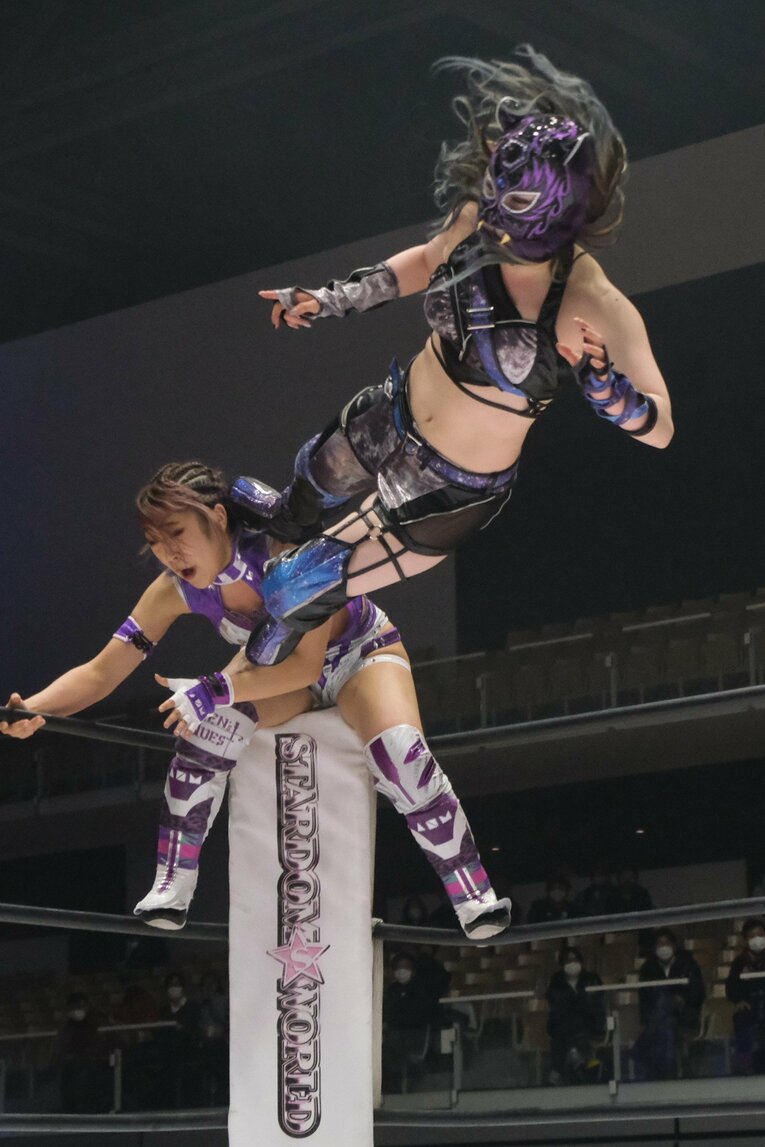 「年間ベストバウトだ！」スターダム地方大会に海外も熱狂…キッドvs.AZM、ハイスピードの“黄金カード”はいかに生まれたか？(18)