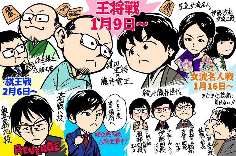 2022年1月の将棋ハイライト　©Junsei Chida