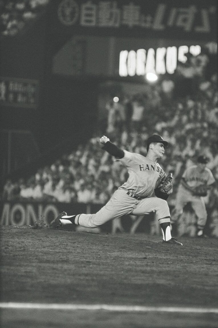 村山実の現役時代「伝説的ピッチング」　©Masahiko Ishii