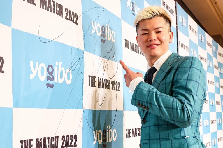 6月20日、『THE MATCH 2022』の一夜明け会見に出席した那須川天心。その表情は晴れやかだった ／ photograph by THE MATCH 2022/Susumu Nagao