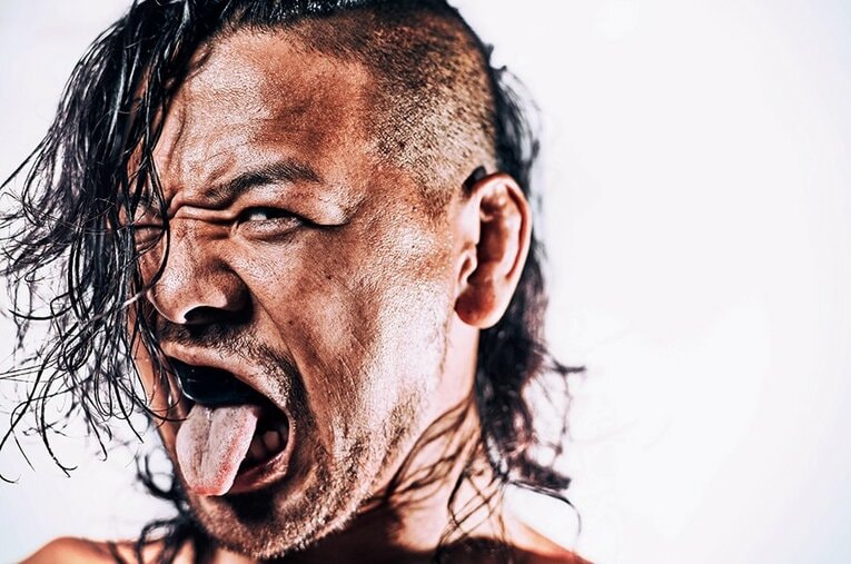 プロレス総選挙2017 中邑真輔（NumberPLUS 2017.08） ／ photograph by Tadashi Shirasawa