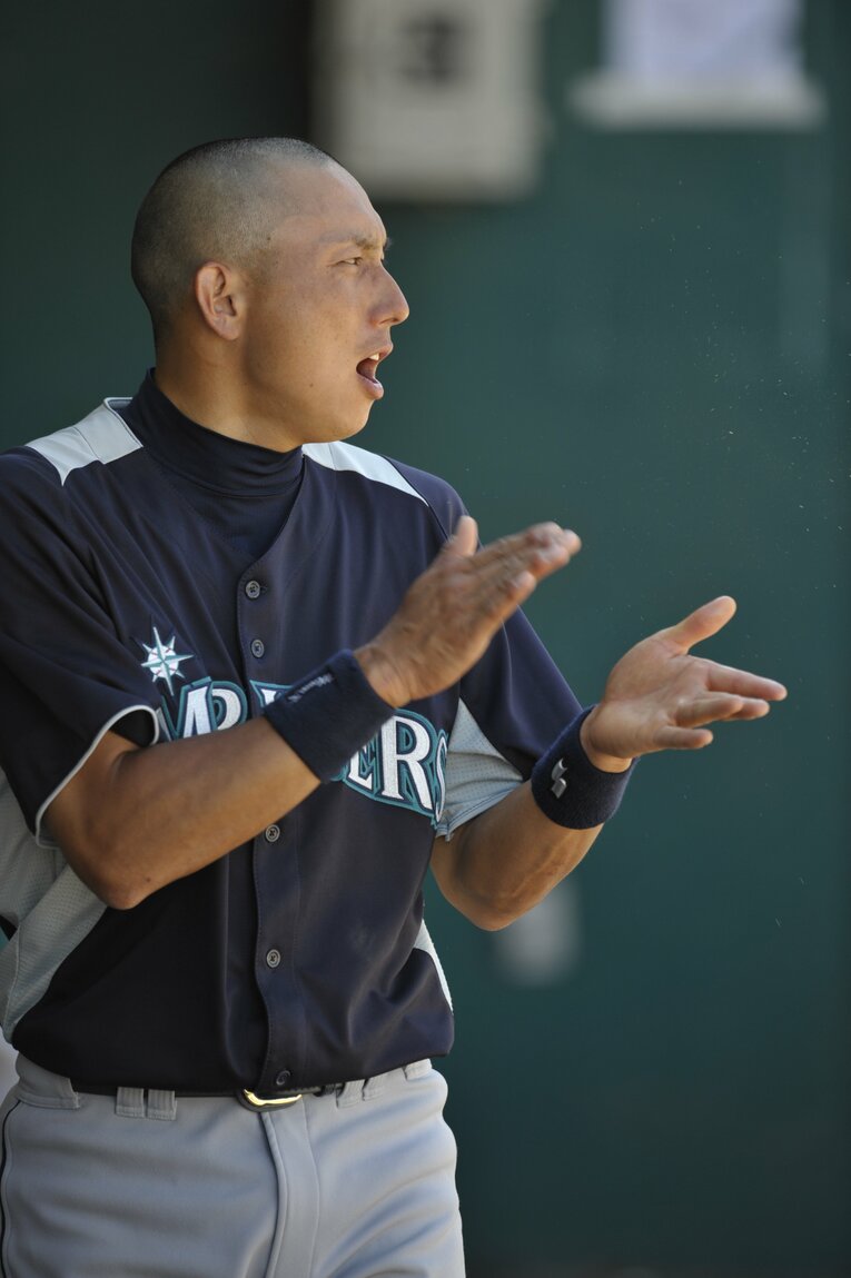 シアトル・マリナーズ時代の川崎宗則（2012年）©︎Naoya Sanuki