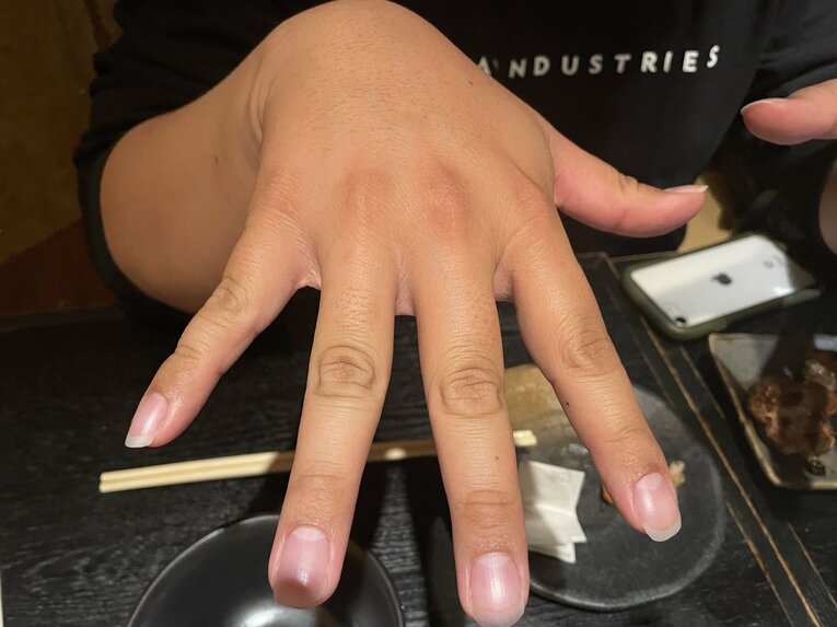 「自分のいい球が投げられる爪の長さがあるんです」 ©NumberWeb