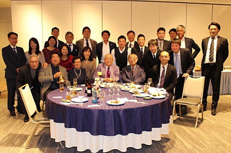 亡くなる2年前に撮影した2019年OB会の様子　©︎Yu Takagi