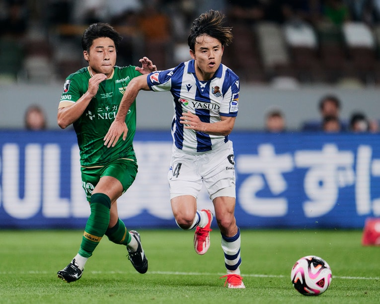 レアル・ソシエダの久保　©Yuki Suemaga