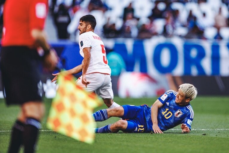 日本vsイラン「相手の目論み通りだった瞬間」を写真で振り返る（14枚中の10枚目）　©Kiichi Matsumoto
