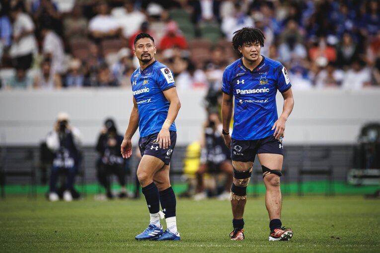 堀江と同じく現役引退を表明していた内田啓介、未来を背負う福井翔大（埼玉パナソニックワイルドナイツ）©︎Kiichi Matsumoto