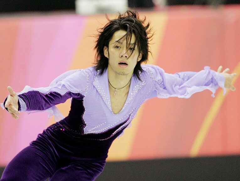 シングル時代の高橋大輔　©JIJI PRESS