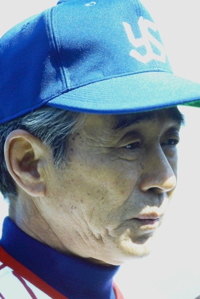 1987〜89年ヤクルトを指揮した関根潤三監督。成績は振るわなかったが、広澤、池山隆寛ら若手を育て上げてのちの飛躍の基を築いた　©Makoto Kemmisaki