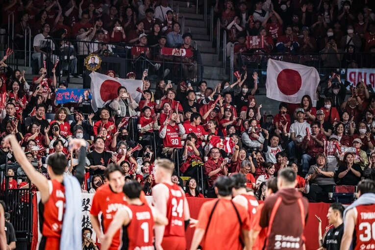 FIBAワールドカップ予選 vs韓国（2026年3月1日）©︎FIBA