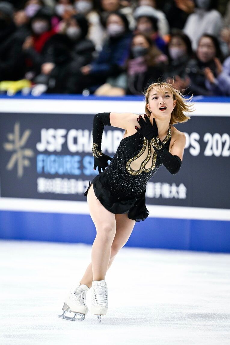 全日本選手権で4連覇を達成した坂本花織　©Asami Enomoto