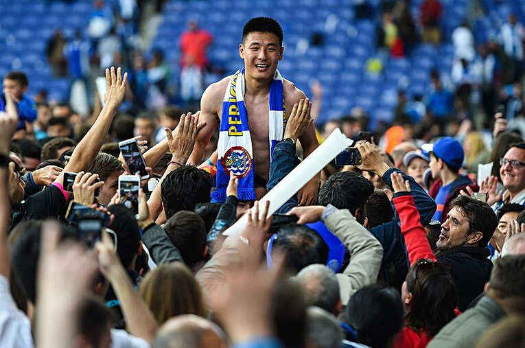 2019年1月にリーガの舞台へと渡ったウー・レイ。文字通りエスパニョールの救世主となった。 ／ photograph by Getty Images