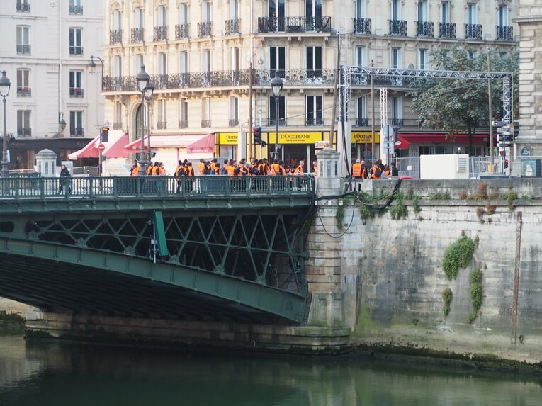 記者が撮影したセーヌ川の写真　©Yu Saito