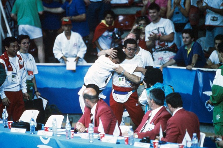 バルセロナ五輪の吉田秀彦 ／ photograph by JMPA