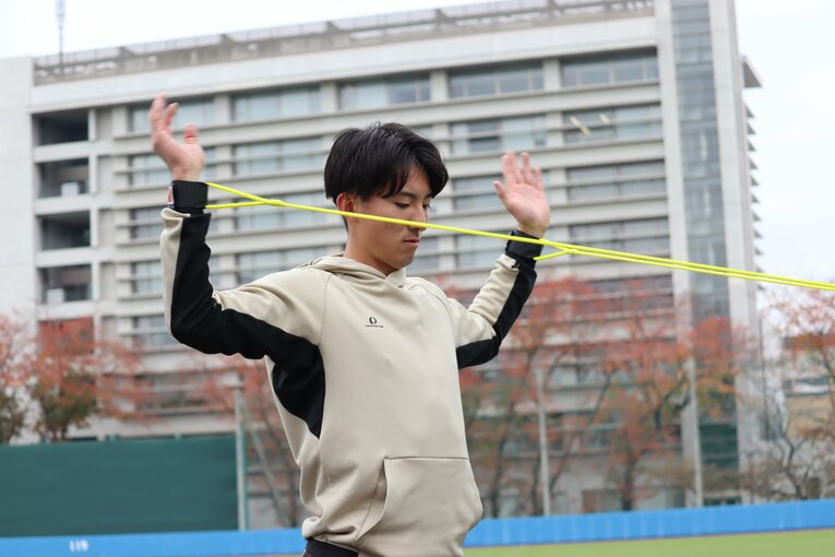 今年の楽天ドラ1・荘司康誠　©Genki Taguchi