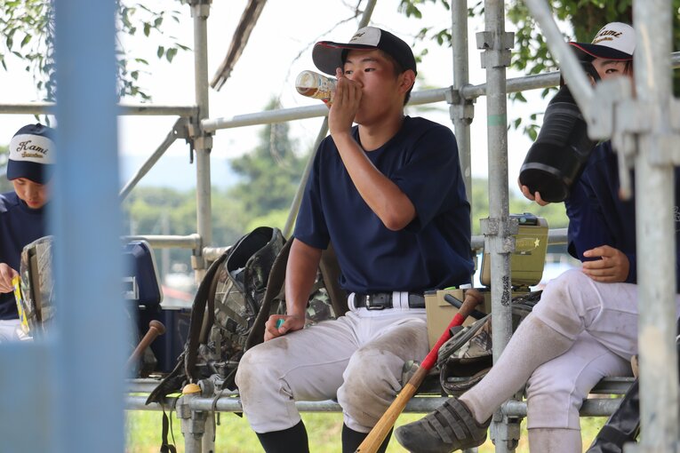 加美農業高校・練習風景